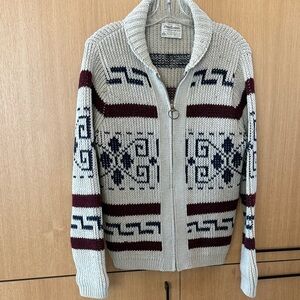 Pendleton Original Westerly Cardigan The Dude Big Lebowski Sweater Size Small